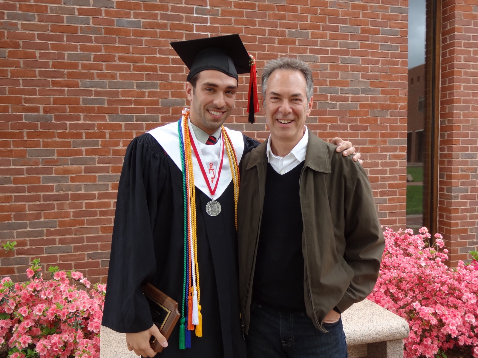 Miles on graduation day at the University of Hartford